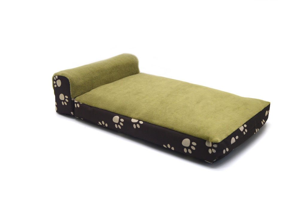 Матрас для собак и котов Глория коричневый с бежевым №8 1000х1450х120+170 Собственное производство (М598)