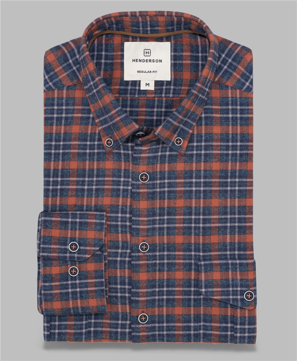 Рубашка прямой силуэт HENDERSON