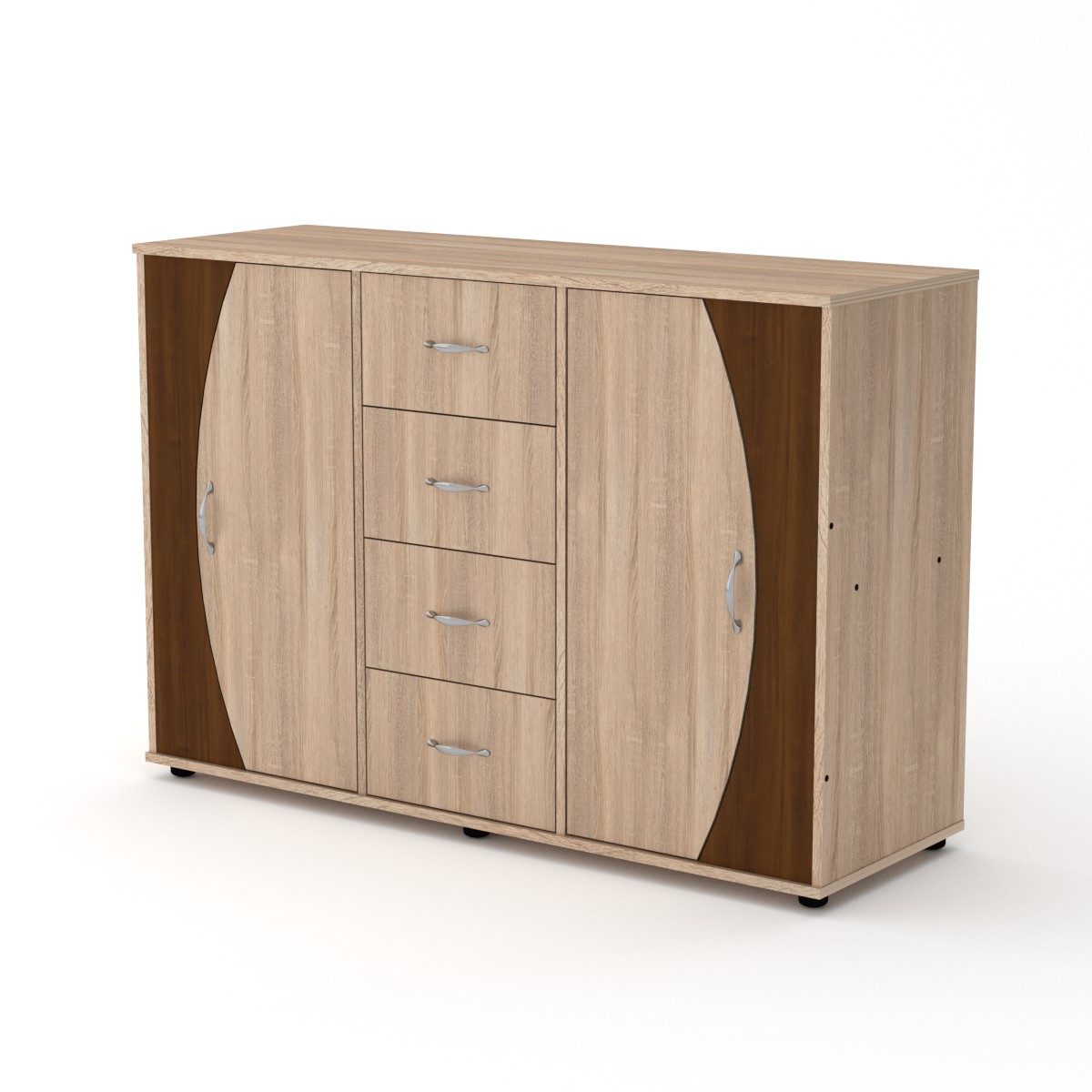 Комод для вещей Компанит 4-2-2 Дуб сонома