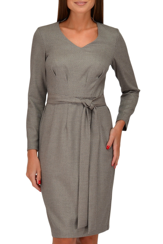 Платье VISERDI 10041-КРЖ 419980 КОРИЧНЕВЫЙ