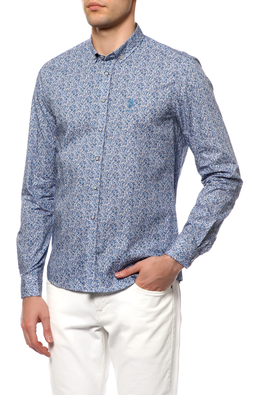 Рубашка U.S. POLO ASSN. G081SZ0040MINKA VR028СИНИЙ