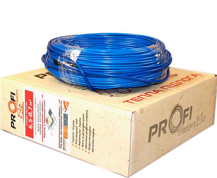 Тонкий кабель под плитку ProfiTherm EKO Flex 5.7 м.кв - 770 Вт - 67.7м