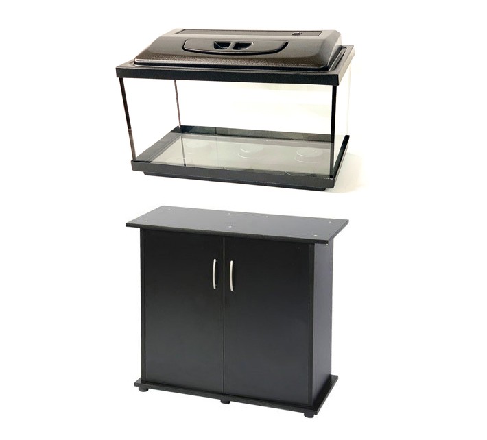 Аквариумный комплект Неон ЭКО 140 литров прямой, 800-350-500 мм, 6мм