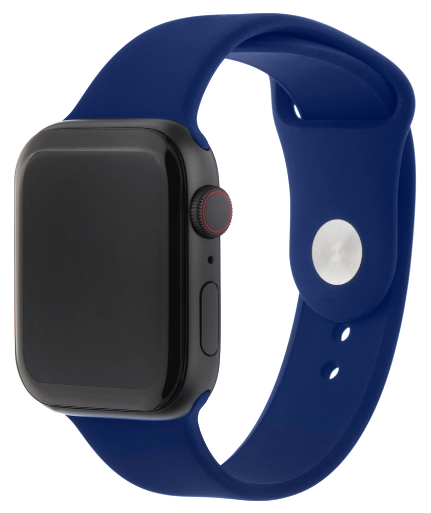Ремешок для умных часов InterStep Sport Apple Watch 42/44мм силиконовый Blue