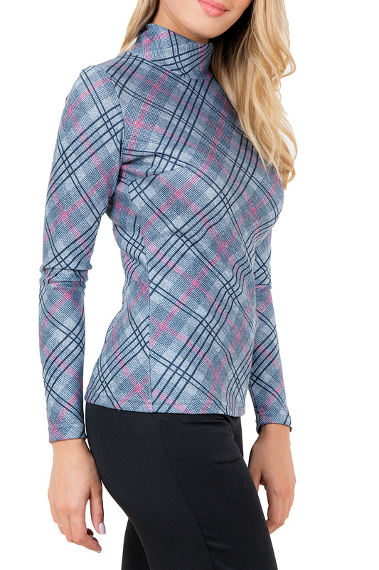 Водолазка LookLikeCat 07.002.14.271МУЛЬТИКОЛОР, КЛЕТКА