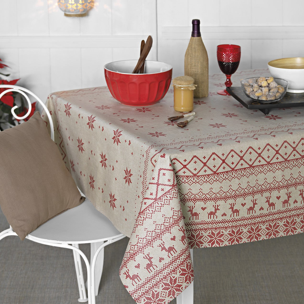 Скатерть Atenas Home Textile Dolomites 150x150 см At-8139 150 150