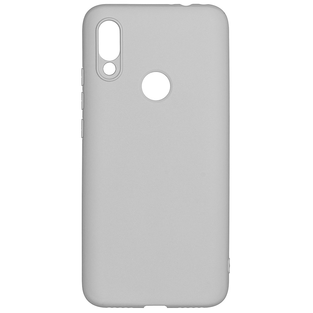 Клип-кейс PERO софт-тач для Xiaomi Redmi 7 серый