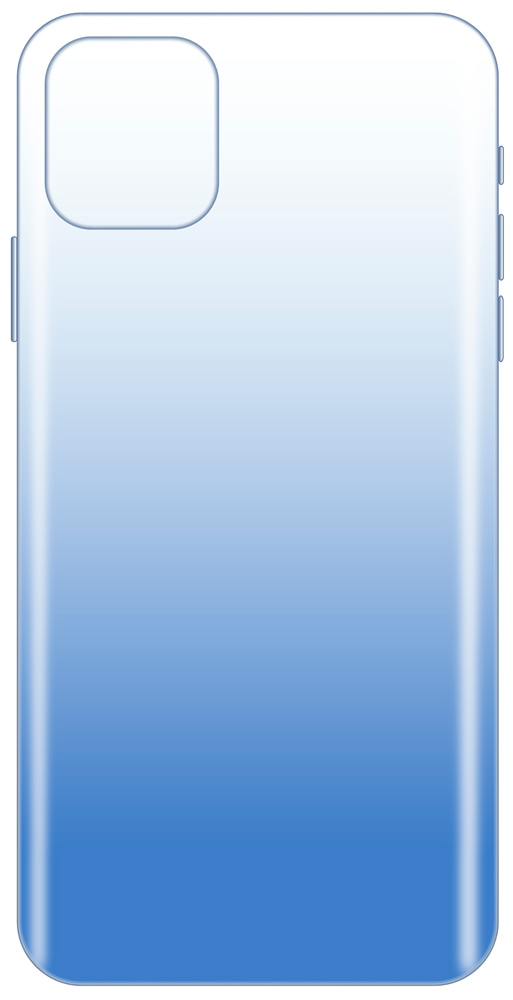 Клип-кейс LuxCase iPhone 11 Pro Maxпрозрачный градиент Blue