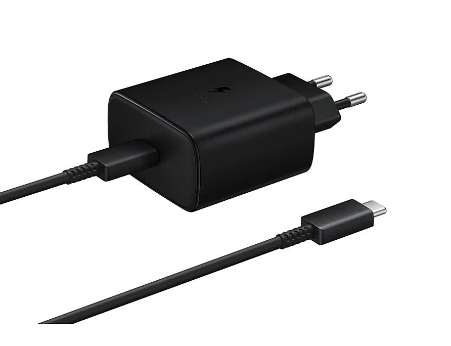 Сетевое зарядное устройство SAMSUNG EP-TA845, USB type-C, 3A, черный