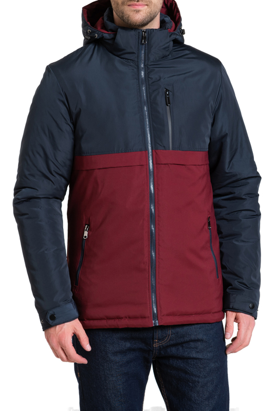 Куртка AMIMODA 10218BБОРДОВО-СИНИЙ