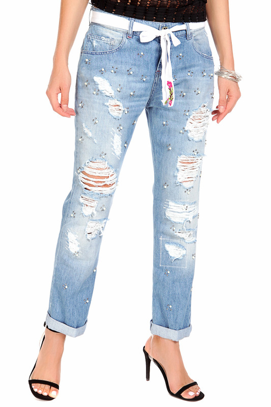 Джинсы Twin-Set Jeans J2S537СИНИЙ