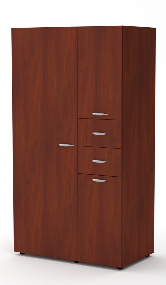 Шкаф с дверью и ящиками Компанит Шкаф-19 яблоня