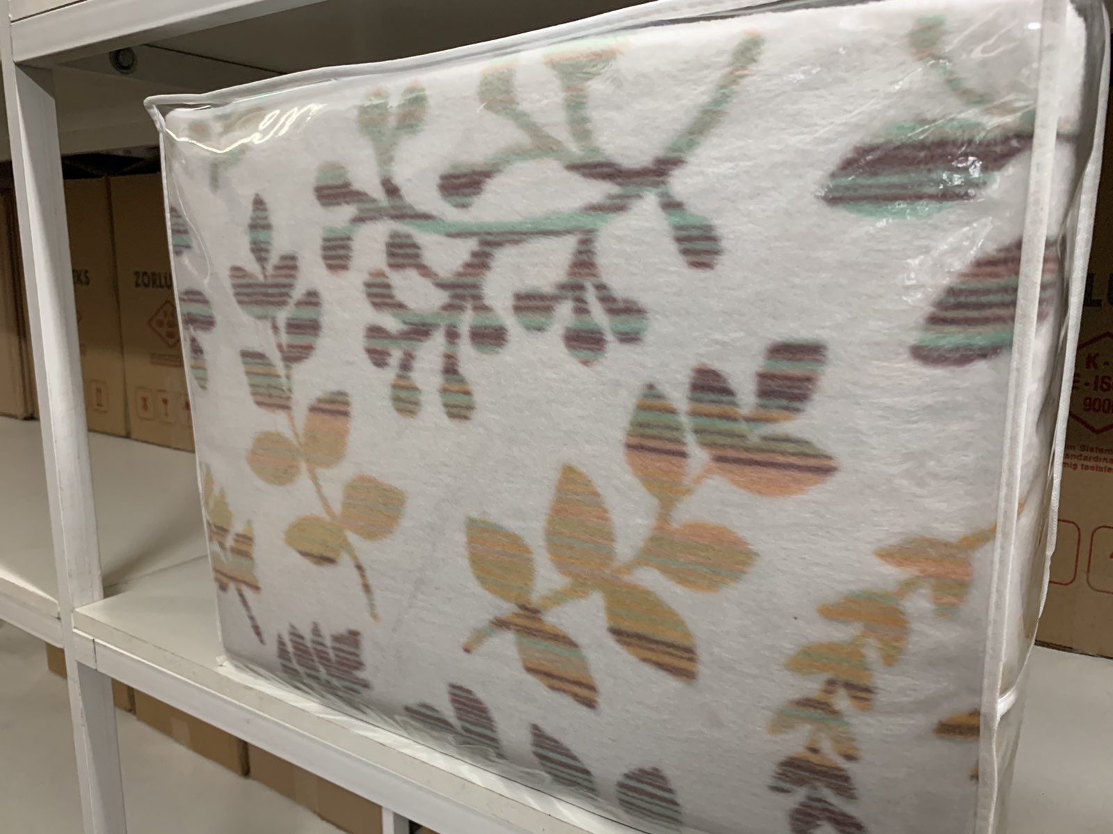 Плед Tac Cotton Battaniye Larissa 200*220 фиолетовый