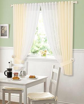 Комплект штор ТомДом Матуш (экрю)