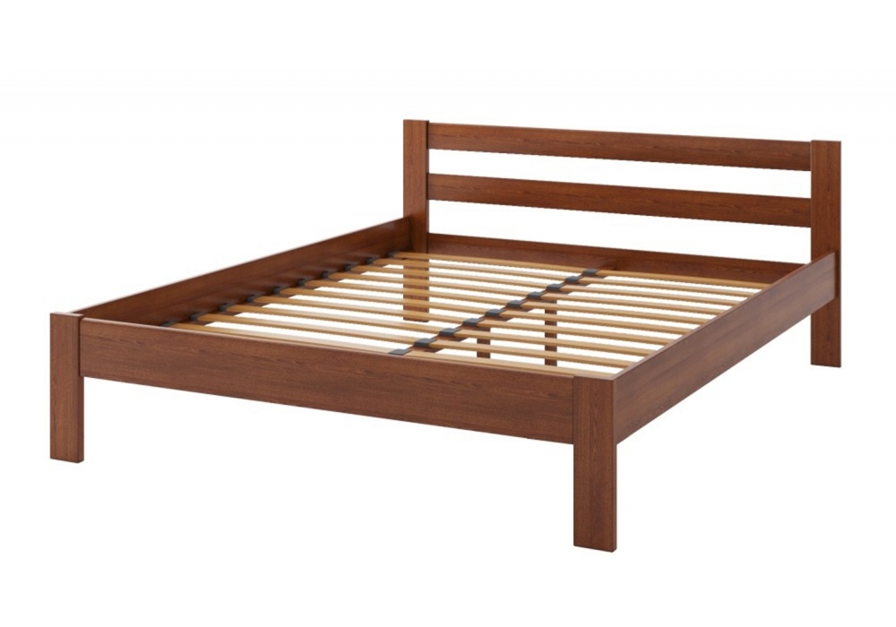 Кровать Camelia Альпина из массива сосны 180х200 орех