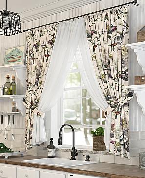 Комплект штор ТомДом Фуаги (зеленый)