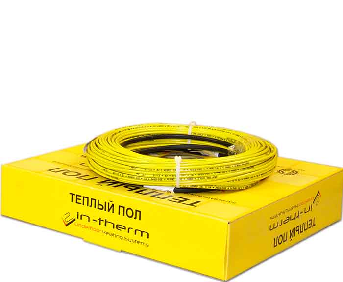 Тонкий кабель под плитку In-Term ADSV-20 3.4 м.кв - 550W - 27м