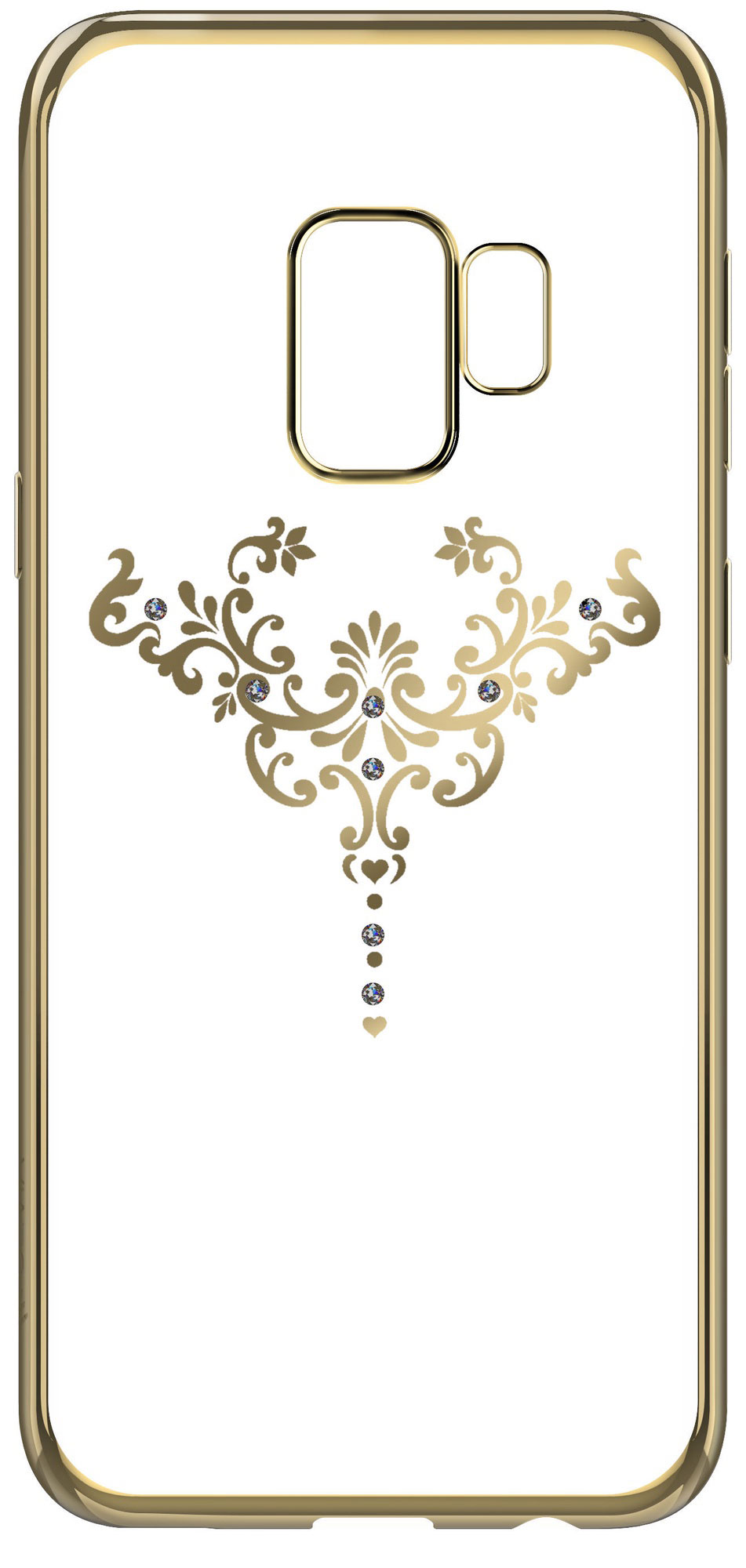 Накладка Devia Crystal Iris для Galaxy S9 - Champagne Gold