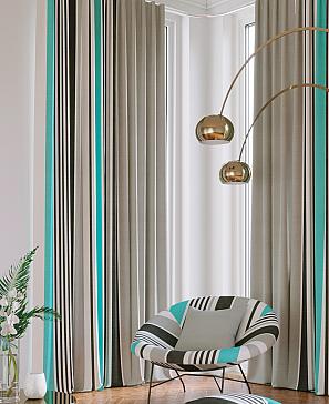 Комплект штор ТомДом Валиос (бирюзовый)