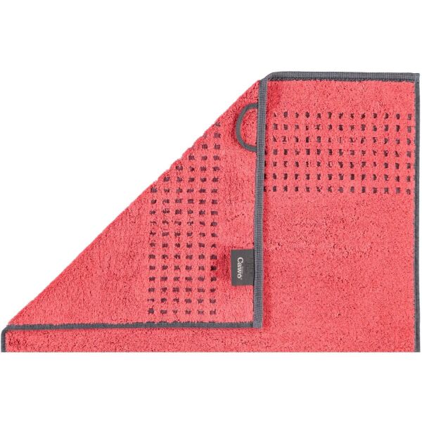 Полотенце Cawo Sense Coloured Allover 932-27 rot 50х100 Коралловый (c93227-2)