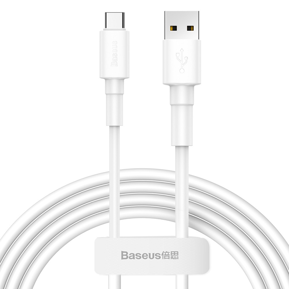 Дата-кабель с ремешком Baseus USB-C/USB-A (1 м, 3 А, 480 Мбит/с)