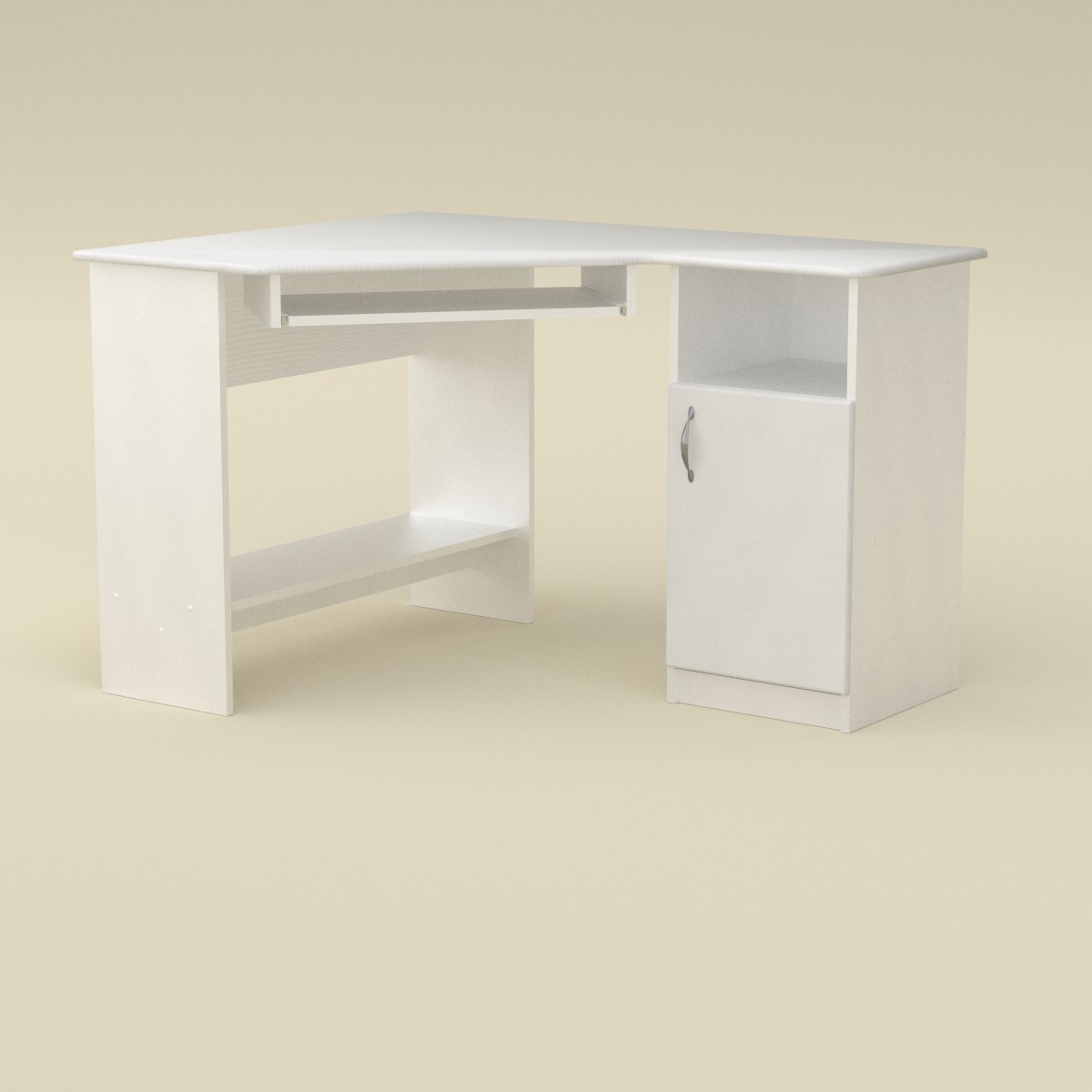 Стол компьютерный Компанит СУ-13 МДФ Нимфея Альба