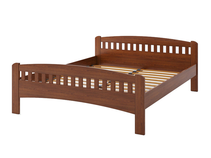 Кровать Camelia Розалия из массива дуба 160х200 орех