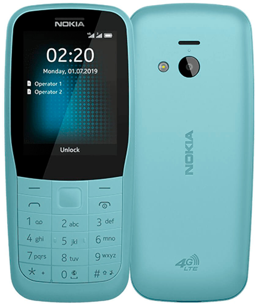 Мобильный телефон Nokia 220 2019 LTE Dual sim Blue