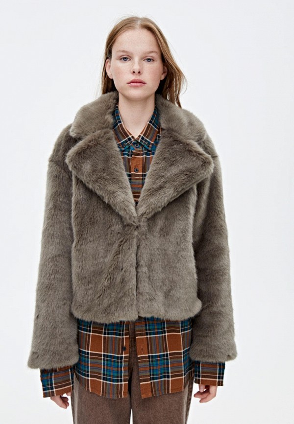 Шуба Pull&Bear Pull&Bear IX001XW00GB0