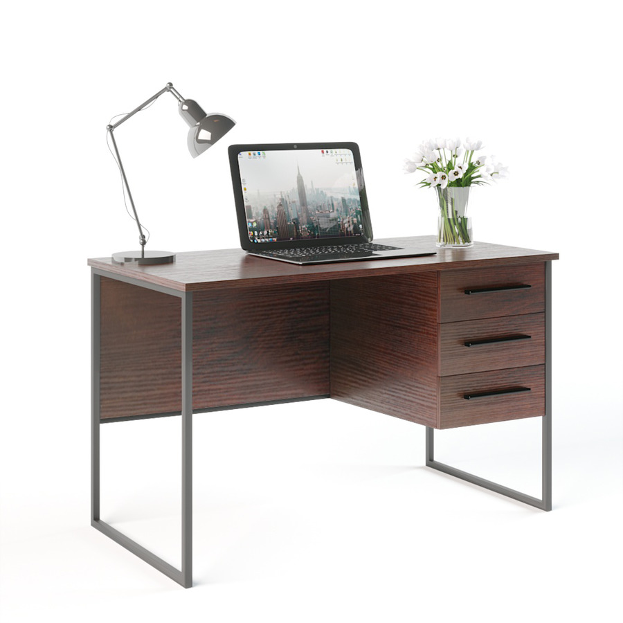 Письменный стол Fenster Универ 6 Коричневый 74x120x60