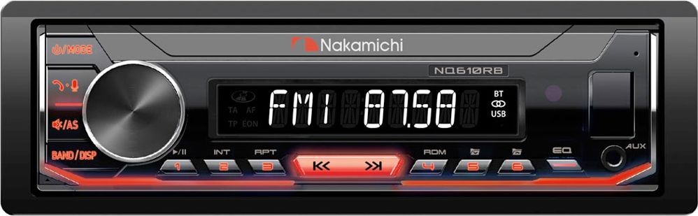 Автомагнитола Nakamichi NQ610RB 1Din