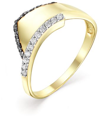 Кольцо с 22 бриллиантами из жёлтого золота (арт. 71621-2162417)