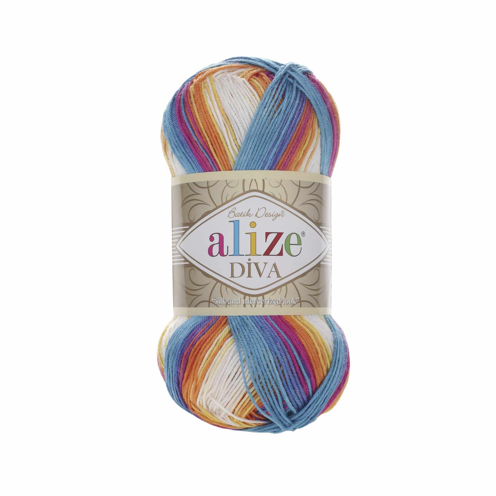 Пряжа Alize Diva Batik Цвет.4538