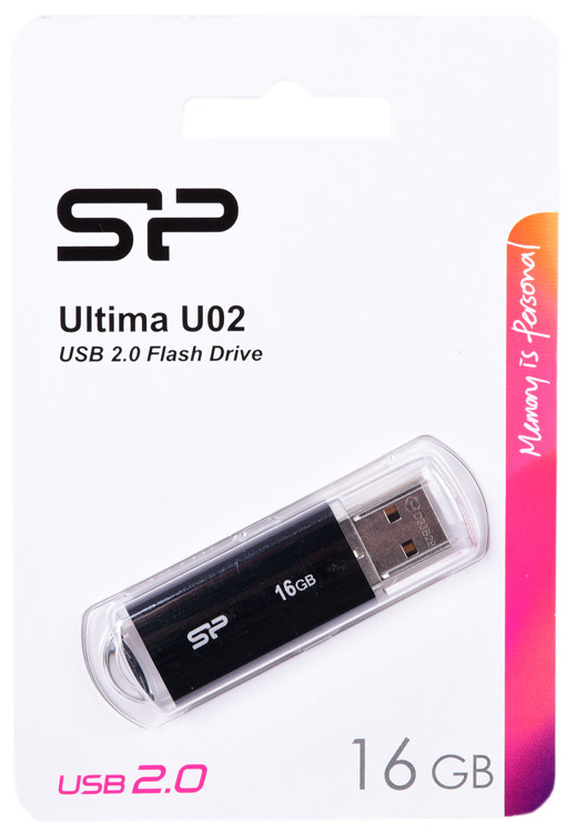 Silicon Power Ultima U02 16Gb (черный)