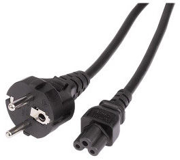 Hama H-78481 IEC C5 (3-pin)Евровилка 0.75м