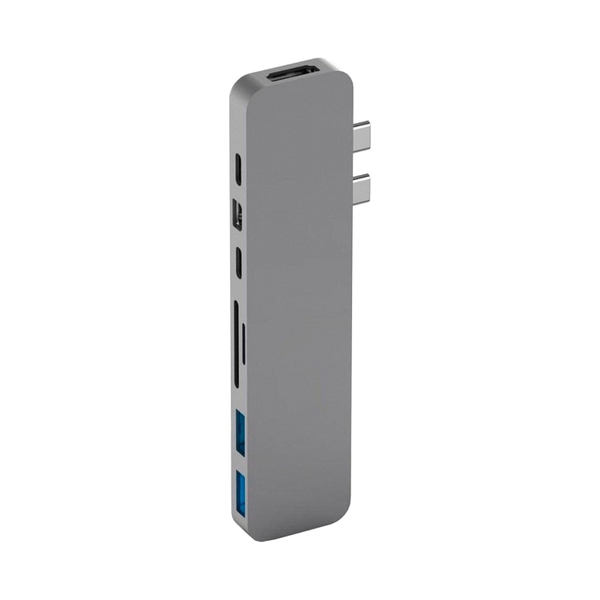 Многопортовый адаптер HYPER HyperDrive PRO (USB-C PD 100 Вт, USB-C PD 60 Вт, 2 USB-A 3.0, SD, microSD, HDMI 4K 30 Гц, MiniDP 4K 30 Гц)