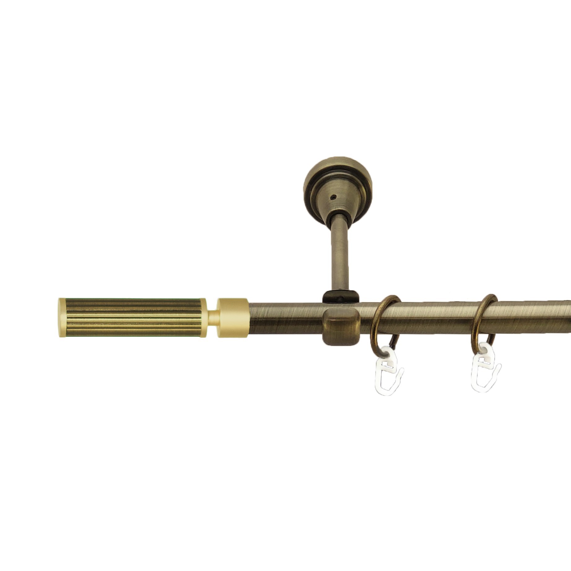 Карниз Orvit Галерія металевий однорядний відкритий Антик 16 мм 300 см