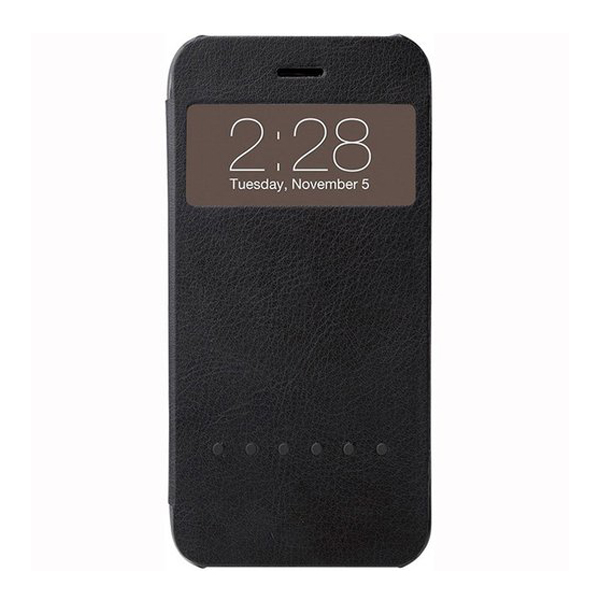 Кожаный чехол-книжка Ozaki O!coat Hel-ooo для iPhone 6 и 6S Plus