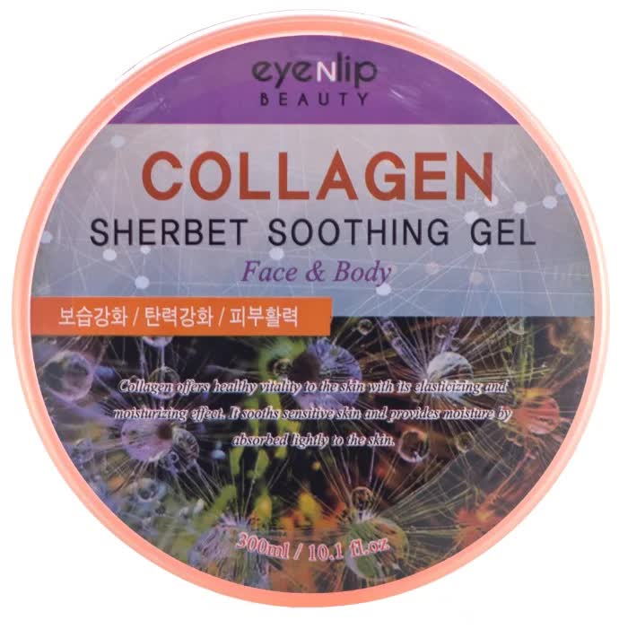 Гель для тела универсальный спокаивающий Eyenlip Collagen Sherbet Soothing Gel 300мл