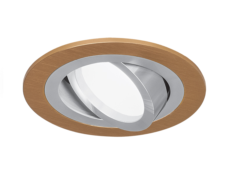 Светильник Gauss Aluminium Gu5.3 AL012 Gold-Chrome