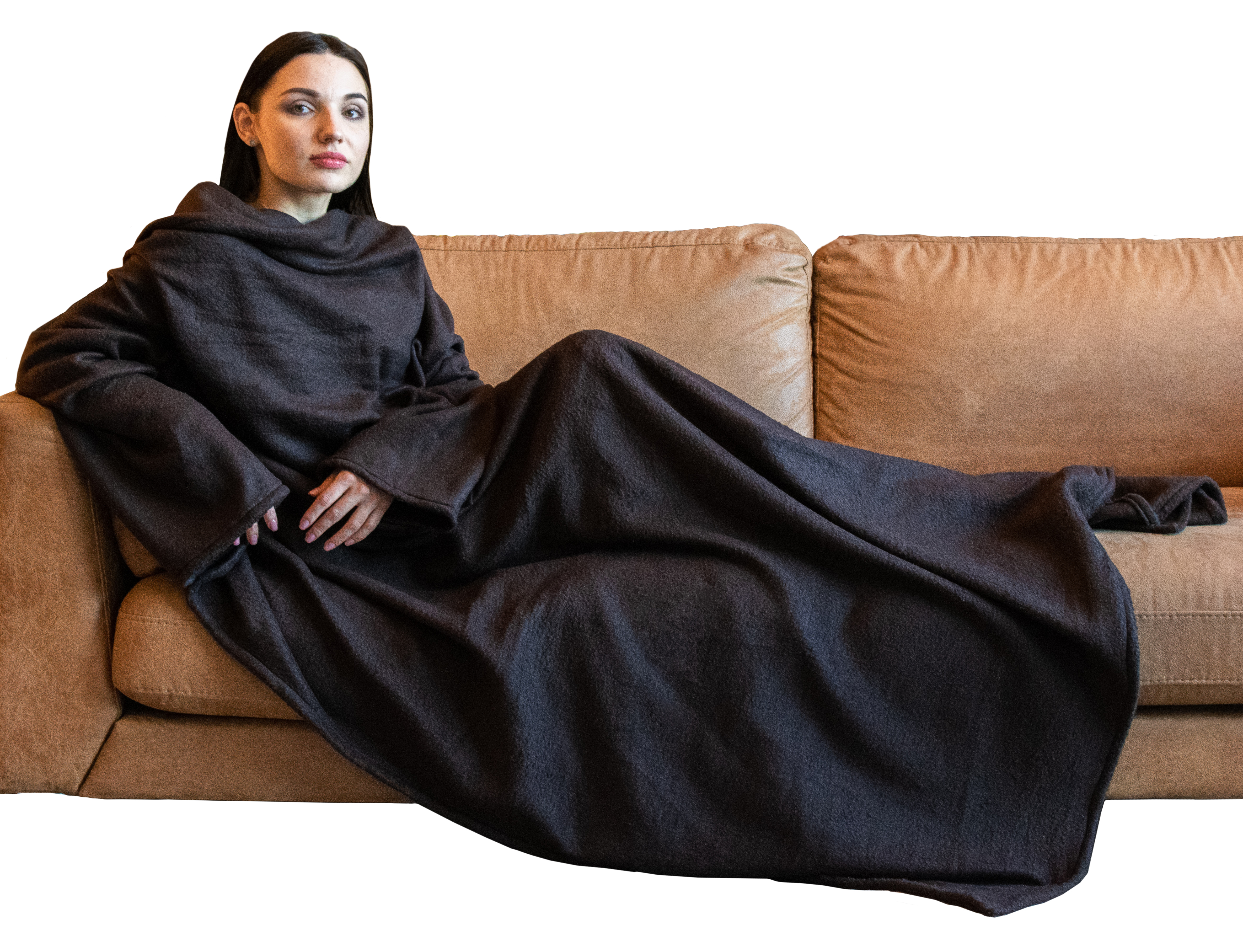 Плед с рукавами и карманчиком UFT 150x200 Mokko