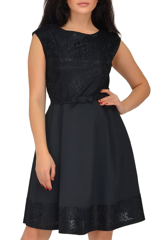 Платье VISERDI 1775-ЧЕР 419815 ЧЕРНЫЙ