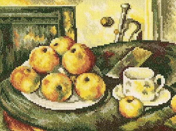 Набор для вышивания «РТО» M411 Натюрморт с яблоками