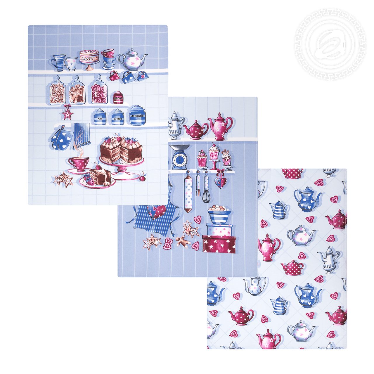 Набор из 3 кухонных полотенец iv59241 (45х60)