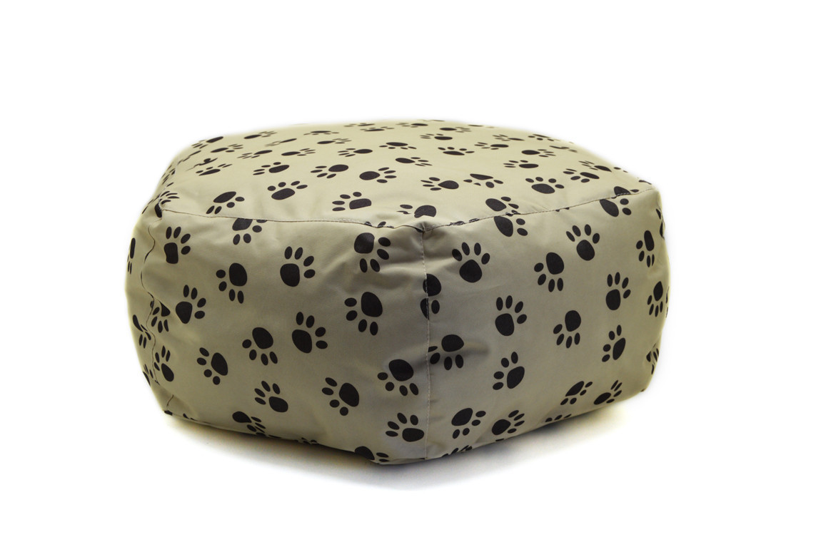 Пуф для собак и котов Глория бежевый №2 d -600 h-300 Собственное производство (М 574)