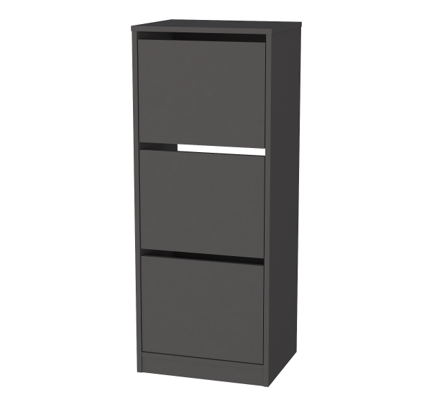 Тумба IDEASTORE для обуви Твист 1, Графит (332)