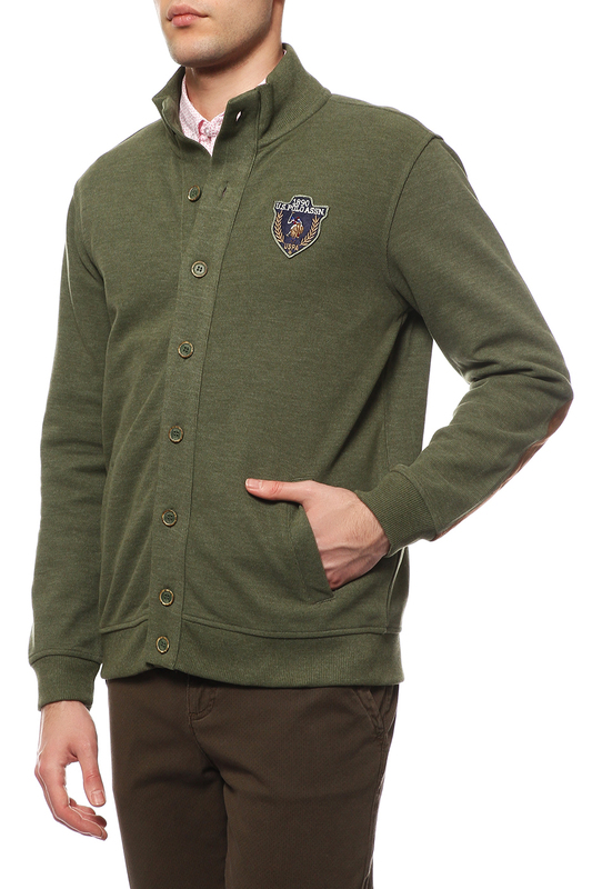 Кардиган U.S. Polo Assn. G081SZ0820ZILINA VR079ТЕМНО-ЗЕЛЕНЫЙ