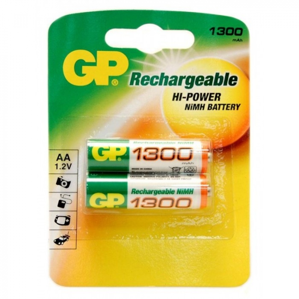 Аккумулятор GP 130AAHC AA 1300mAh (2шт)