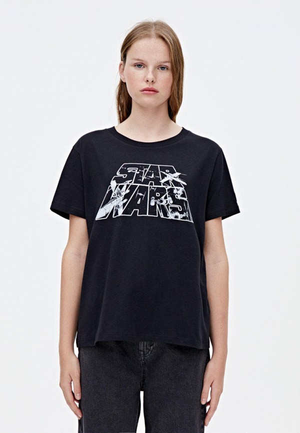 Футболка Pull&Bear Pull&Bear IX001XW00GDM