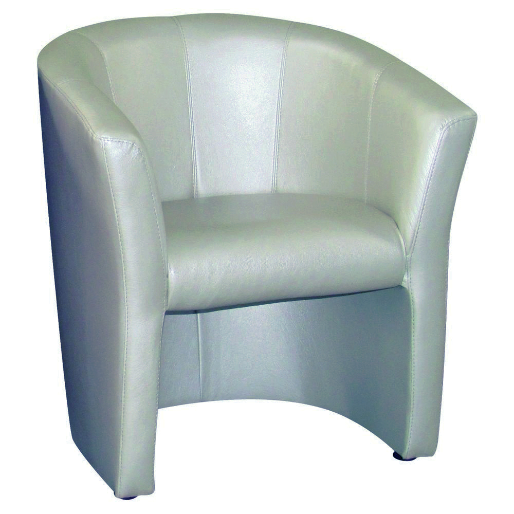 Диван одноместный модуль в гостиную, в офис Арабика кожзаменитель Неаполь N-06 голубой AMF